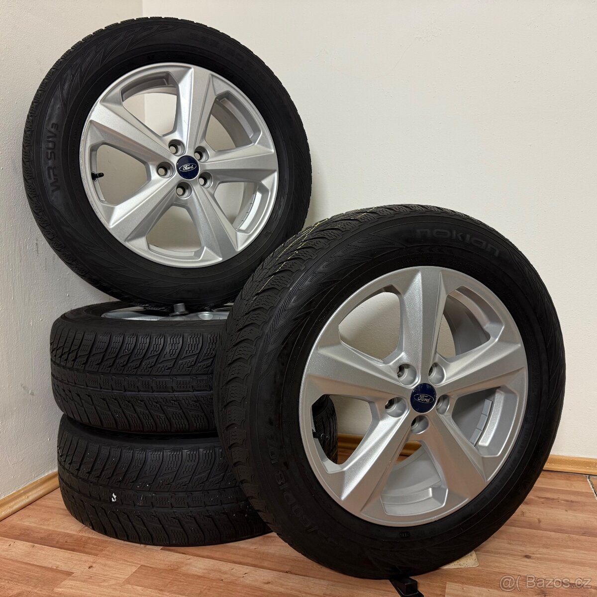 FORD EDGE/KUGA 5x108 R18 ET55+ZIMNÍ 235/60R18 5mm