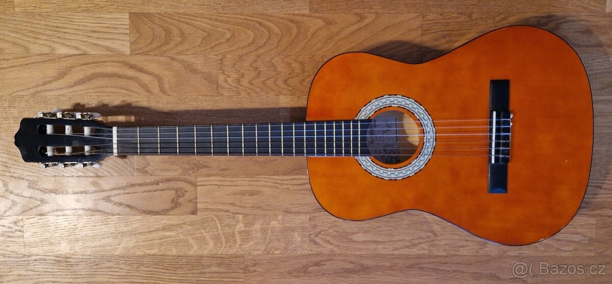 Dětská akustická kytara s pouzdrem