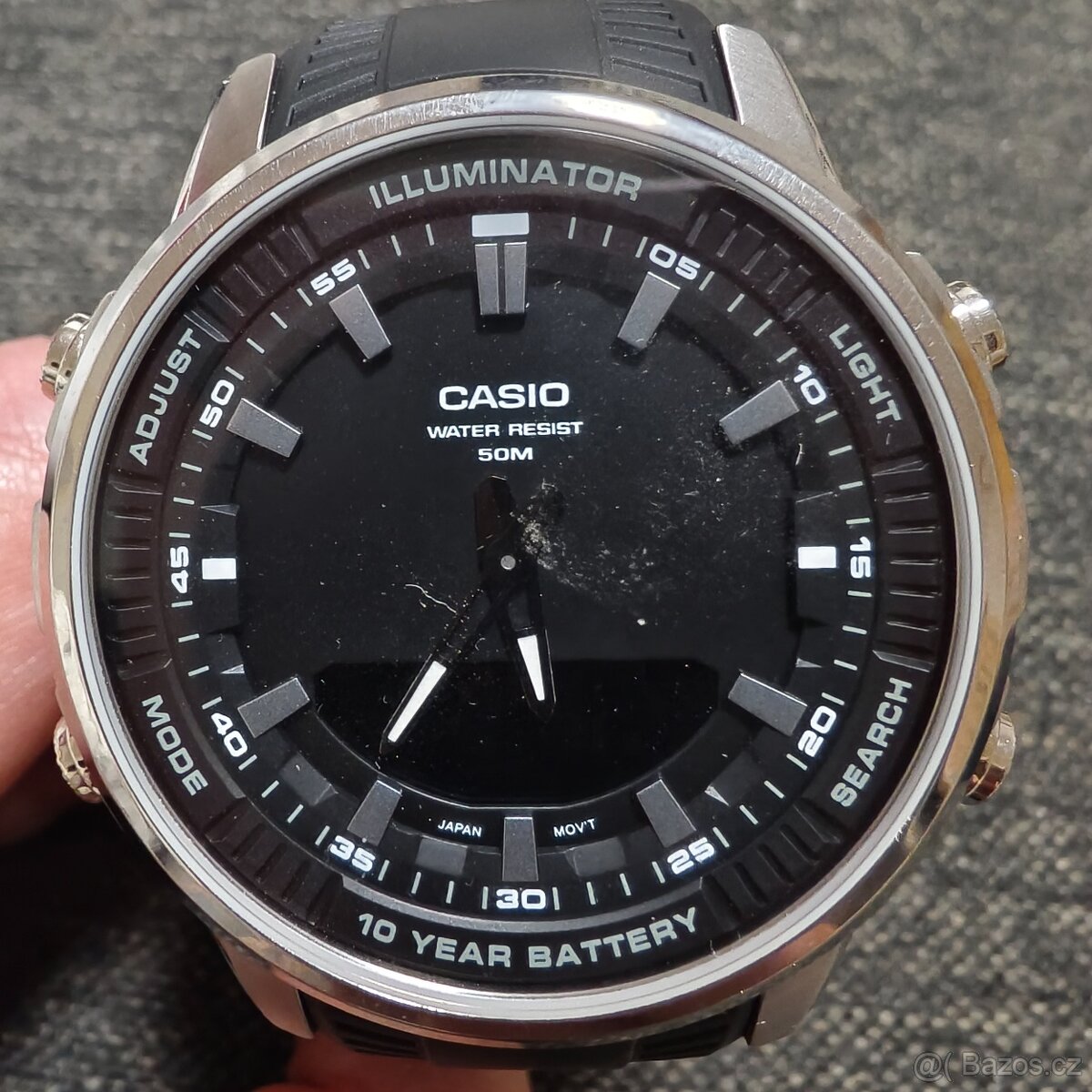 Pánské hodinky CASIO-duální čas