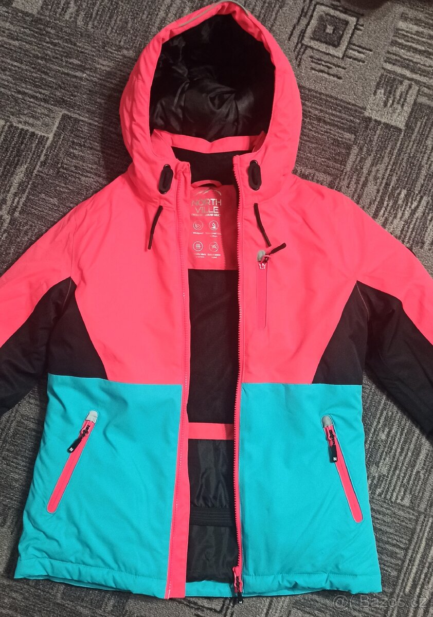 Dívčí zimní bunda Northville 146-152 téměř nová