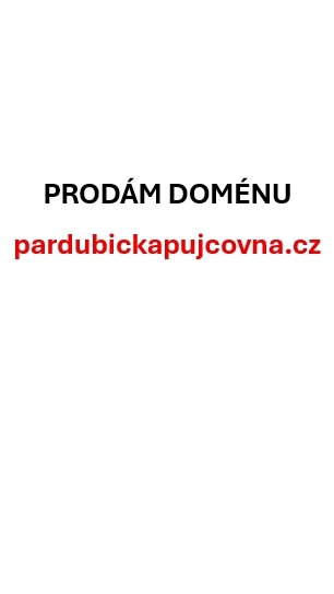 Prodám doménu: pardubickapujcovna.cz