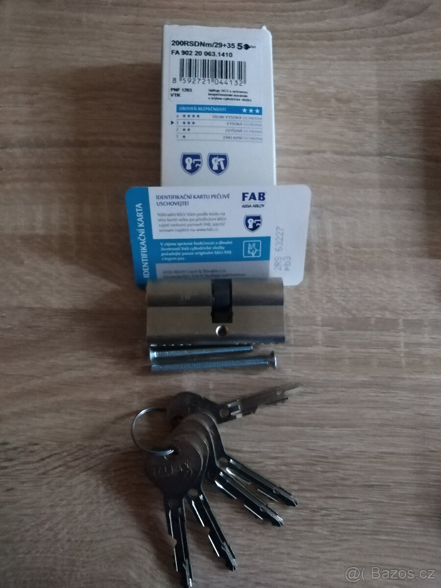 Vložka FAB 200 RSDNm/ 29+35 - 5 ks SLEVA