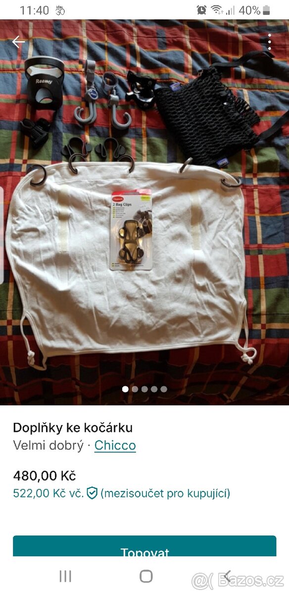 Doplňky ke kočárku