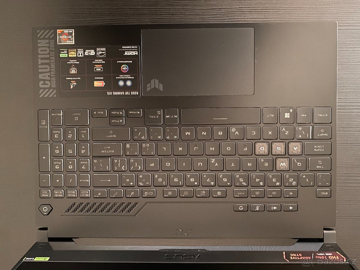 asus tuf a 15 / nvidia 4060 8 gb /