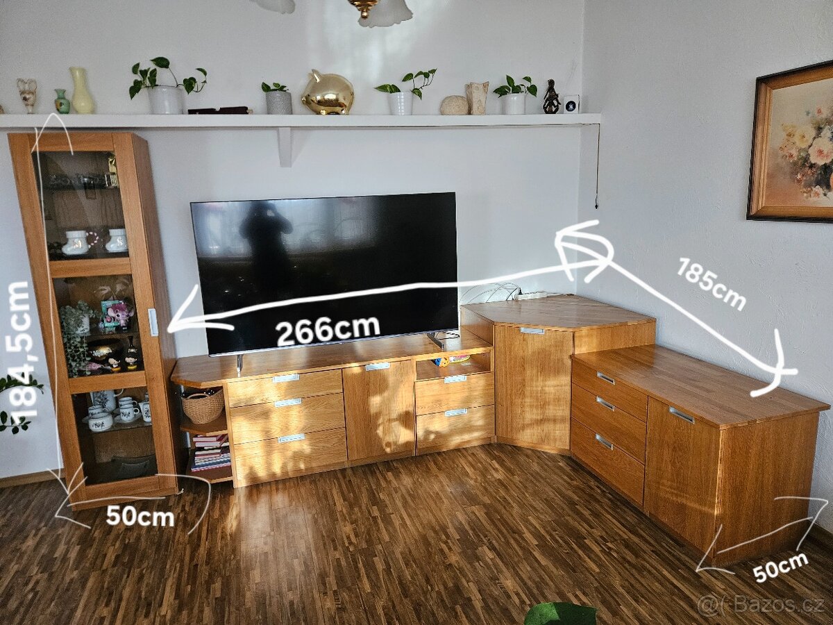 Obývací stěna dub