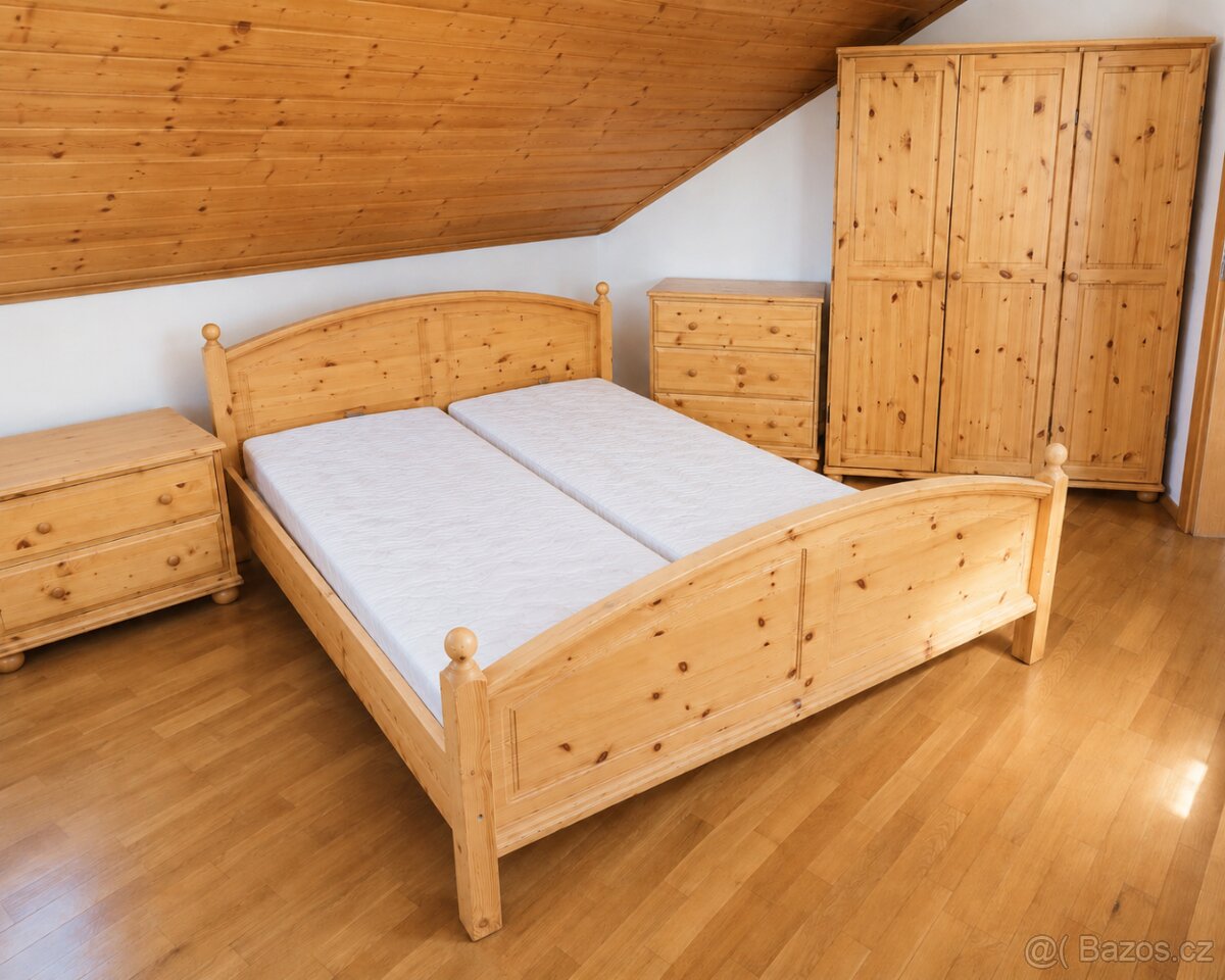 Kompletní masivní ložnice
