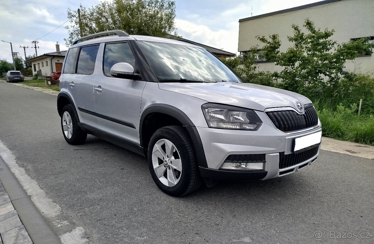 Škoda Yeti, 2.0TDi 4x4, Tažné, vyhř.sedačky, STK 2/2028