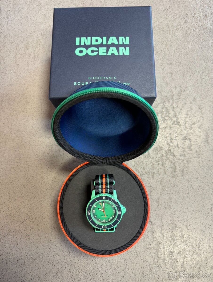 Blancpain X Swatch Fifty Fathoms Indian Ocean
