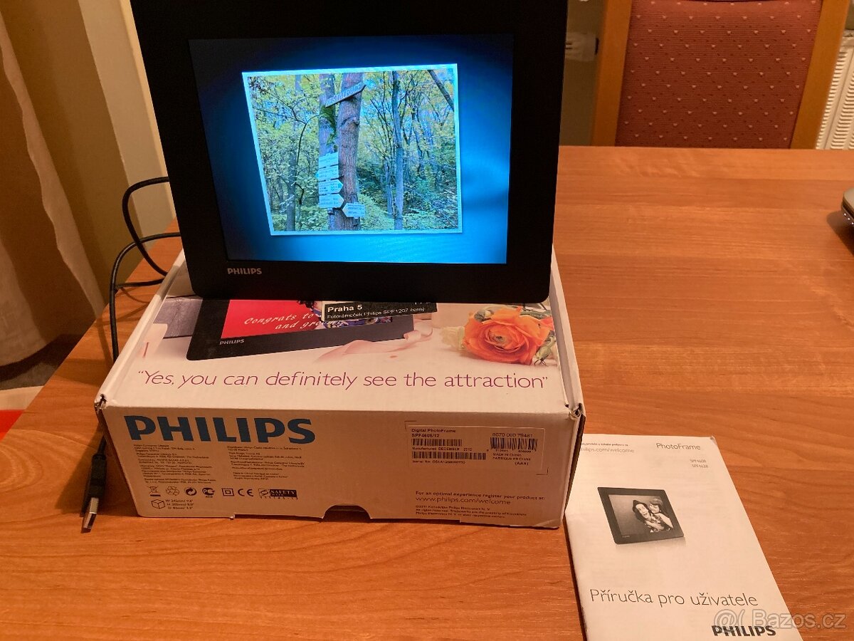 Prohlížeč digitálních fotografií - Philips fotoframe