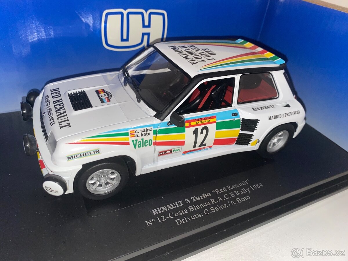 Renault R5 Turbo rally Universal hobbies 1/18