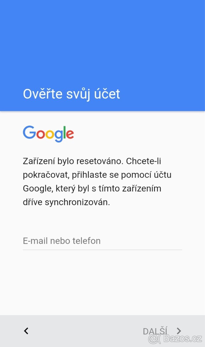 Odblokace účtů
