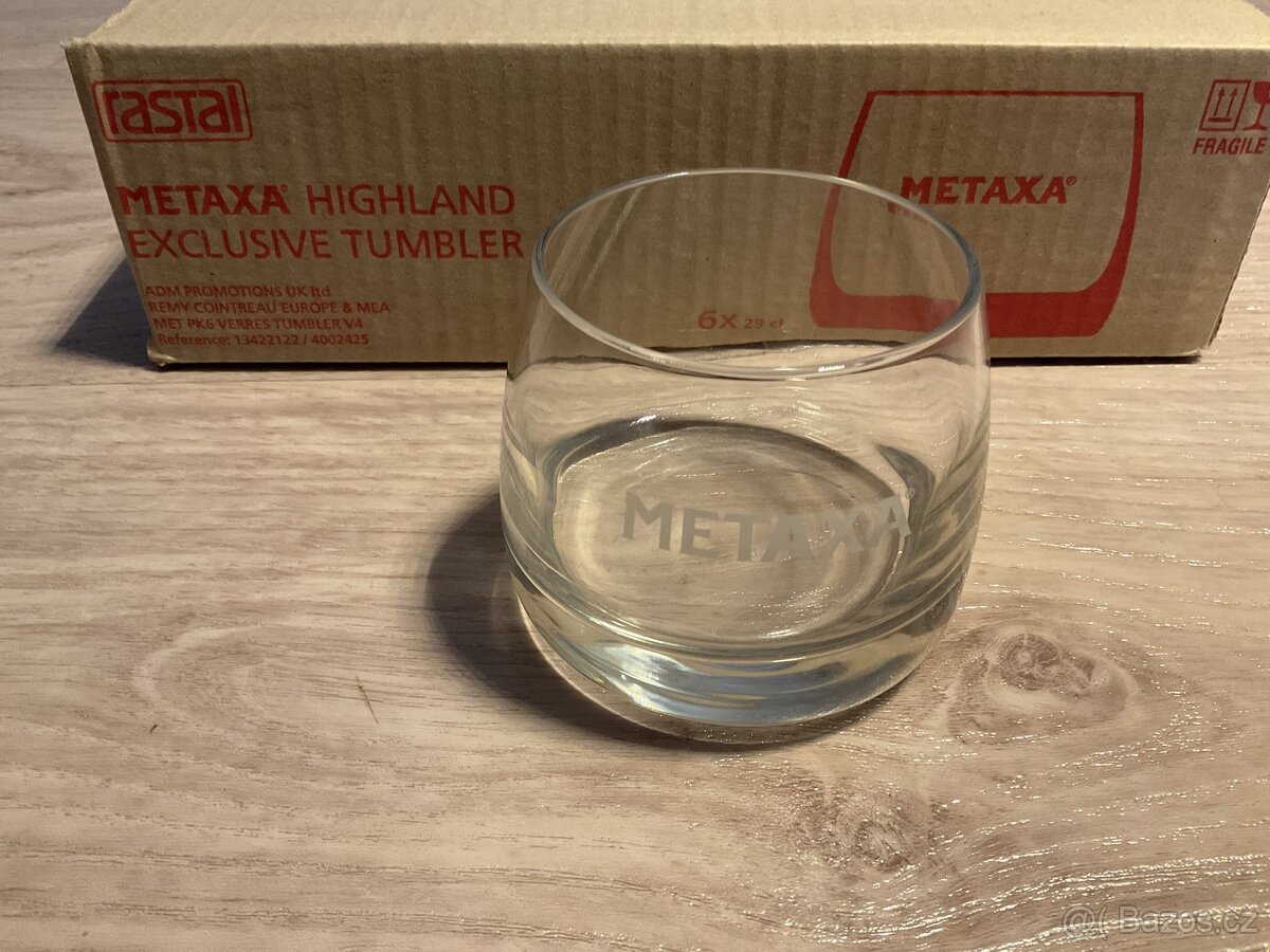 Skleničky METAXA 6 ks