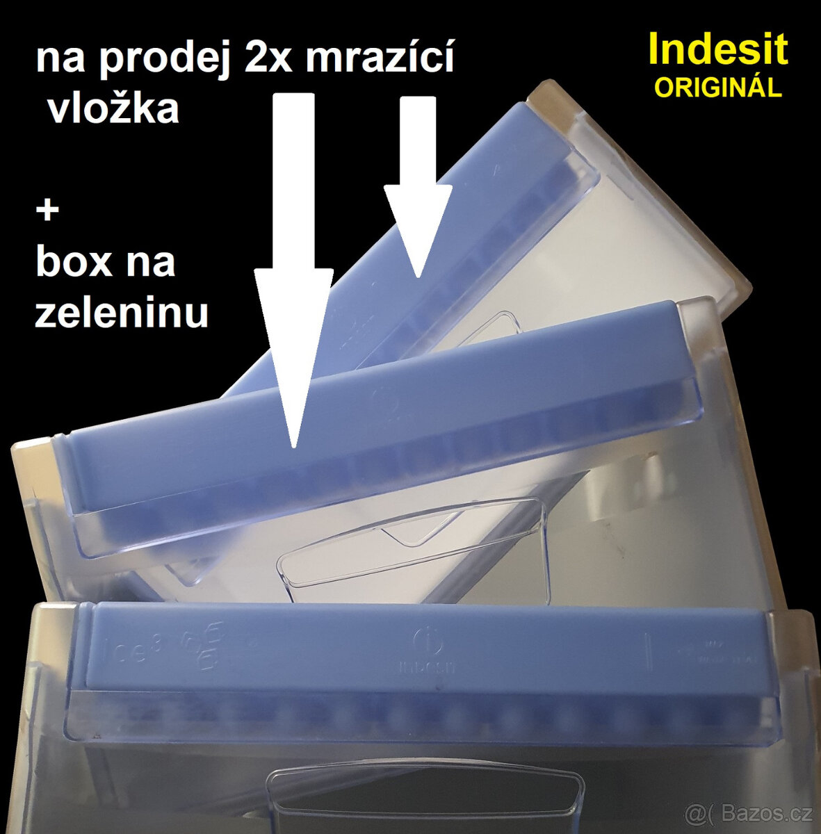INDESIT originál box šuplík na zeleninu vložka led