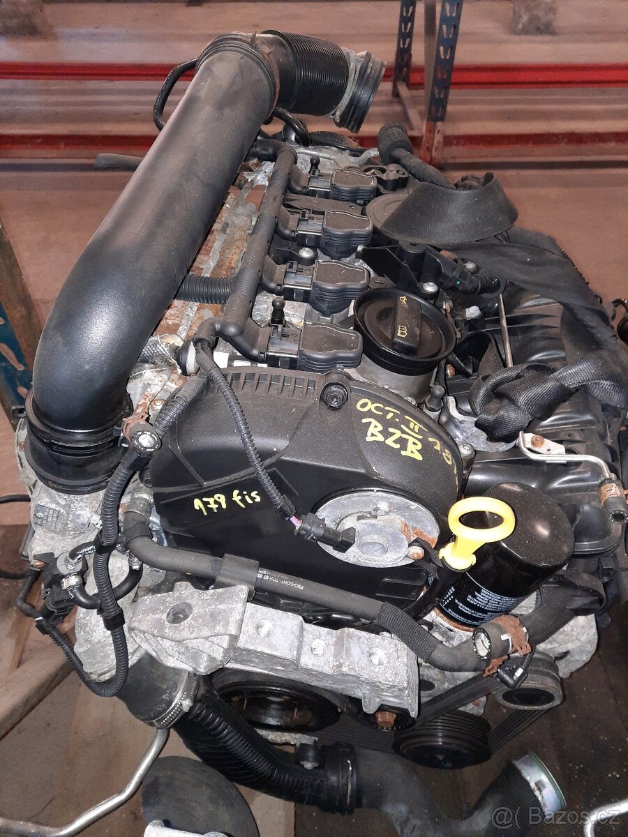 Motor 1.8TSI typ BZB výkon 118kw