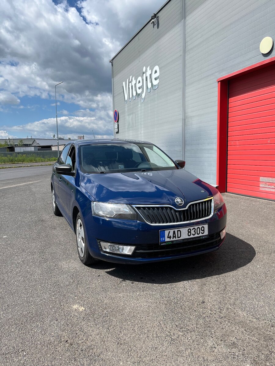 Škoda Rapid 1.6 TDI 66kW 2015 PĚKNÝ STAV