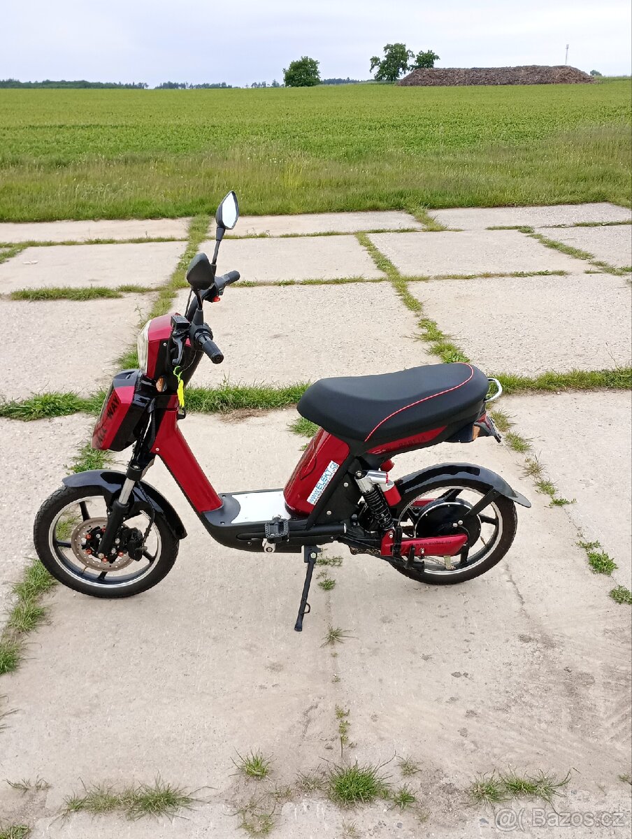 E-babeta s novou lithium baterií.