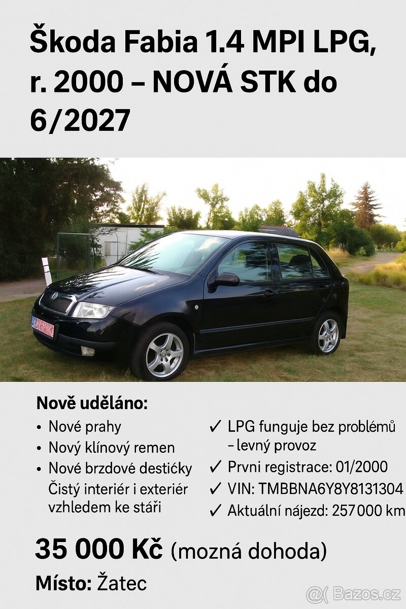 Škoda Fabia 1.4
