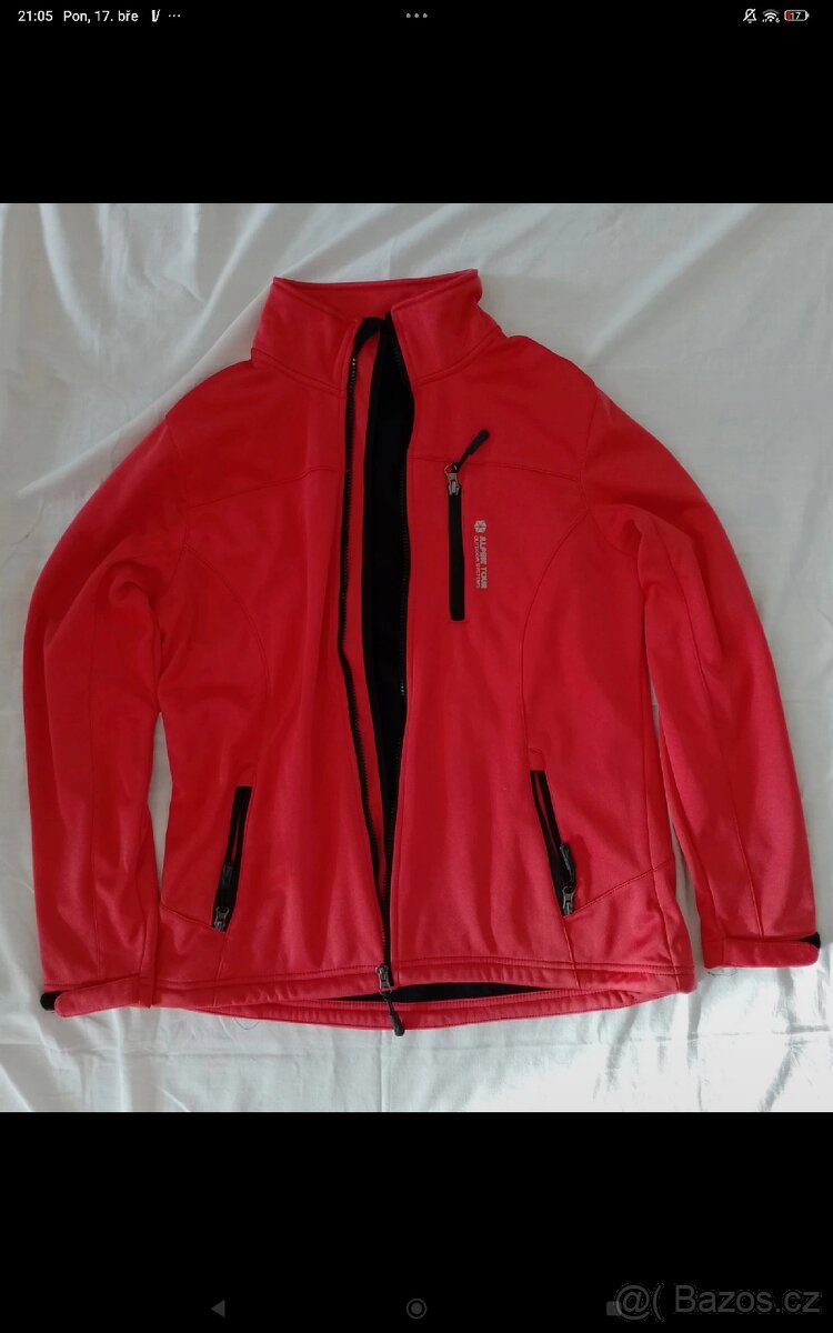 Růžová/Lososová Outdoor sofšelová bunda značky Crivit