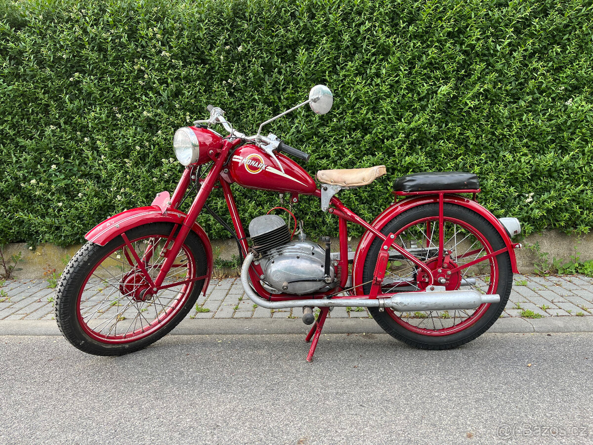 Monark - ČZ M300 (150c), r.v.1950 s TP