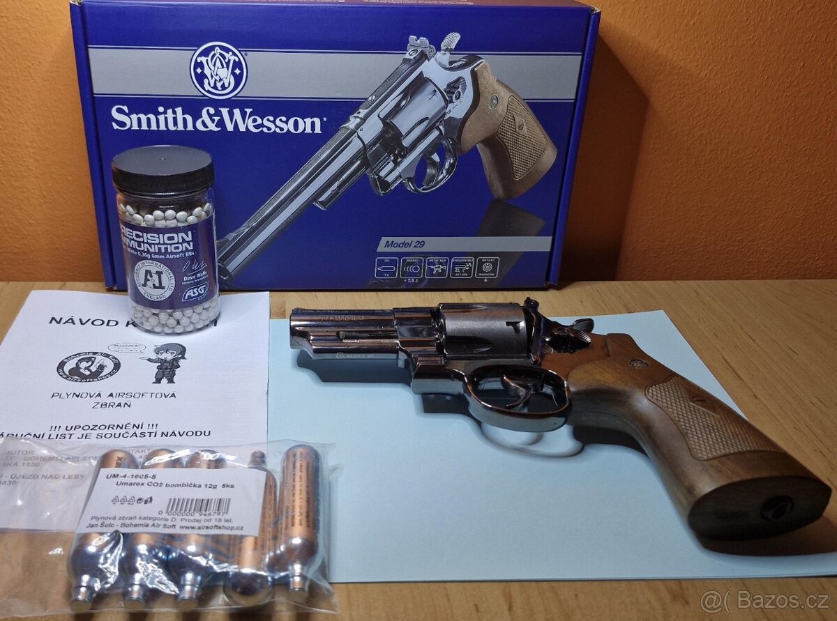 Airsoft revolver Smith & Wesson M29-3"