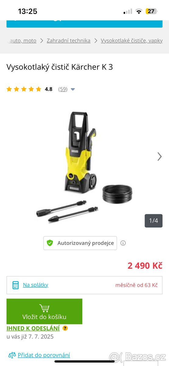 Prodám Karcher K3