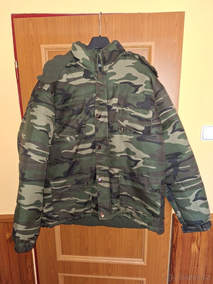 Maskáčová zimní pánská bunda Gatkin XXL