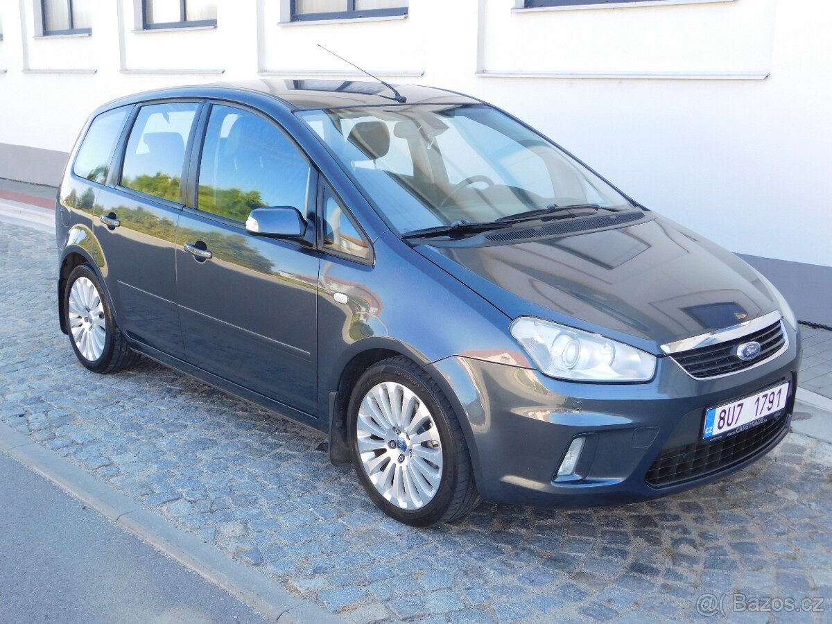 Ford C-max 2.0 TDCi,,TITANIUM,pěkný,BEZ KOROZE,tažný
