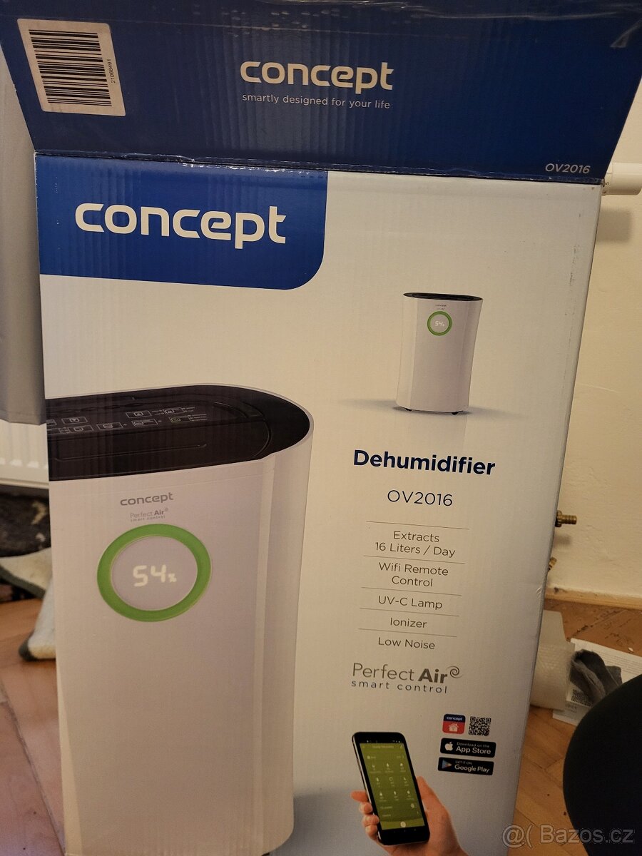 Concept OV2016: Odvlhčovač a Čistička Vzduchu