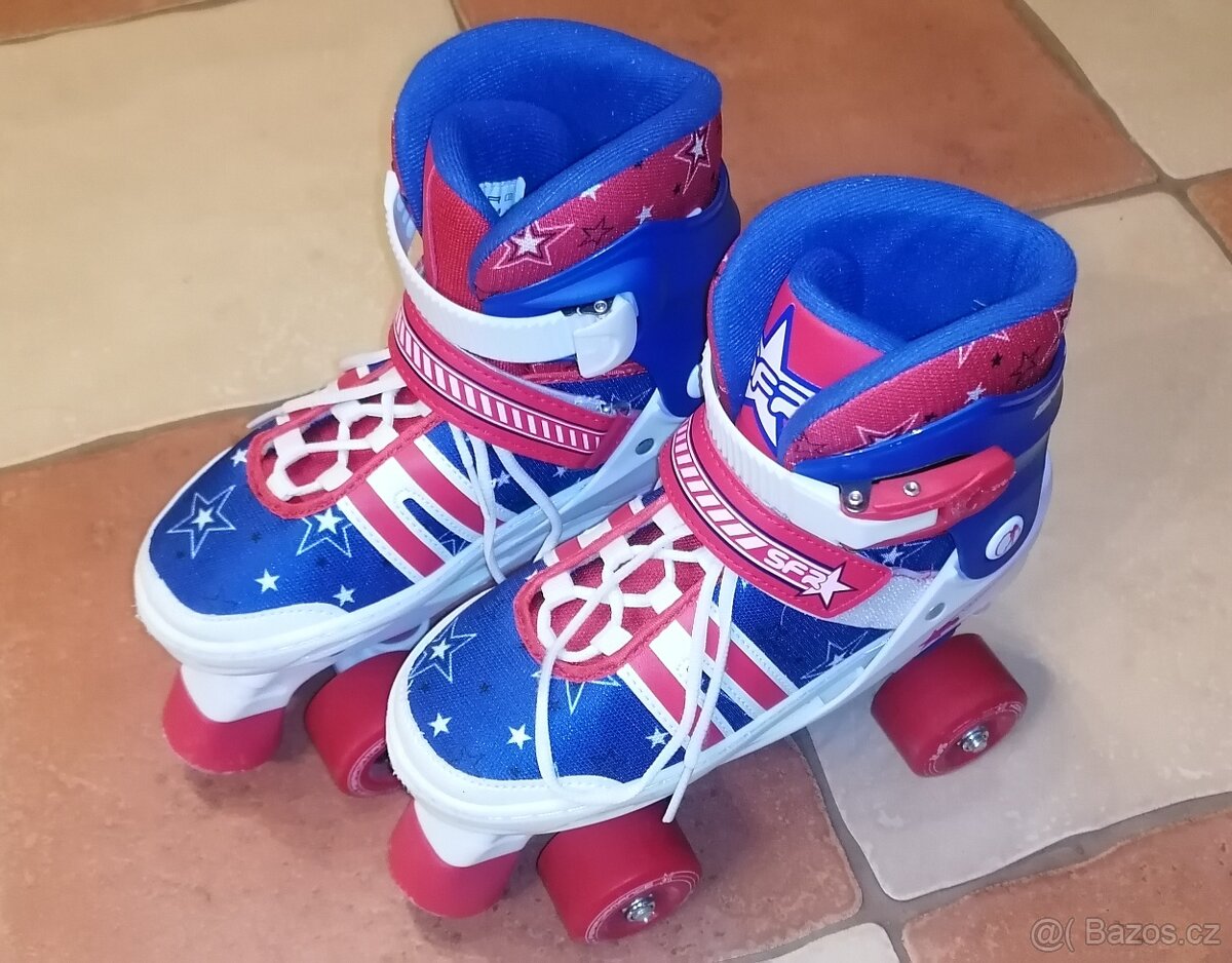 Trekové nastavitelné kolečkové brusle