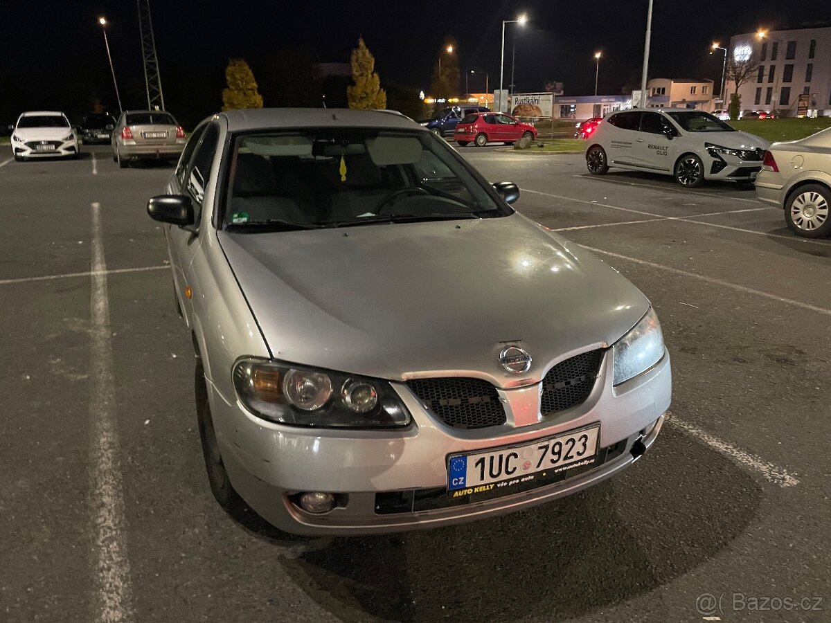 Nissan Almera 1.5 72 KW, R.2005. Najeto 150 tis km