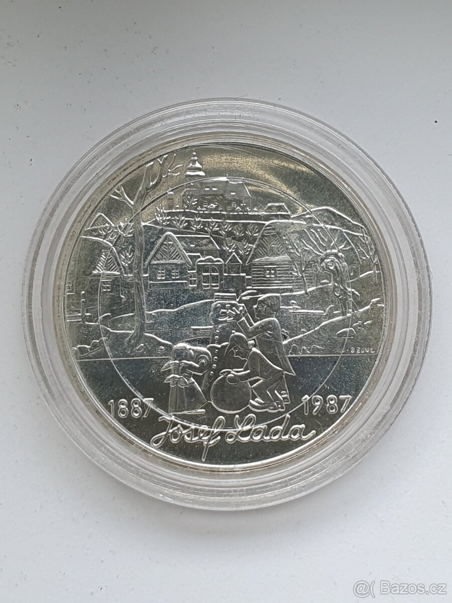 Stříbrná mince LADA 1987