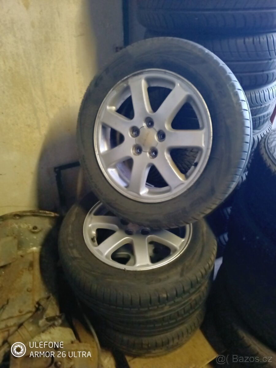 Prodám ALU kola 5x100 Subaru