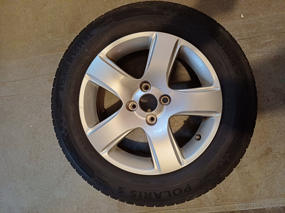 Alu kola R16 + zimní pneumatiky 215/60/R16 HXL