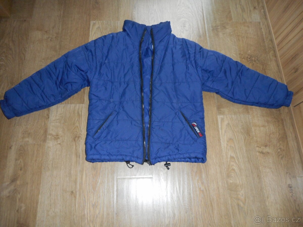 Zimní bunda tmavě modrá velikost M