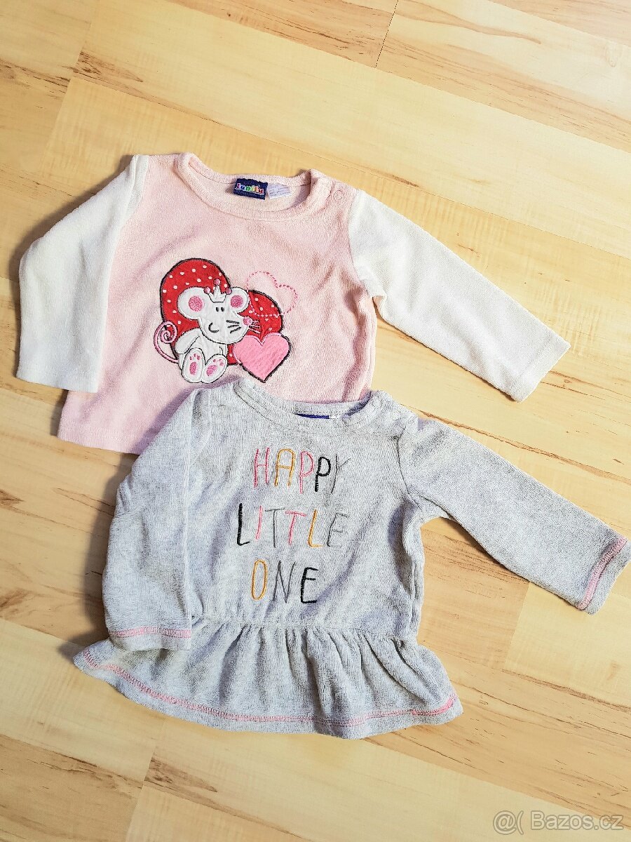 Sametové mikiny Lupilu 68