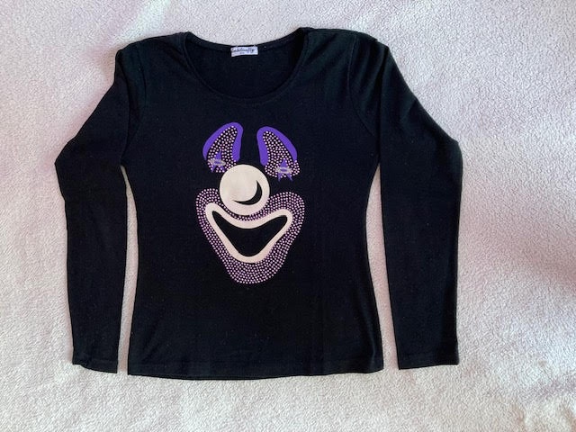 TRIČKO ČERNÉ MOTIV KLAUN