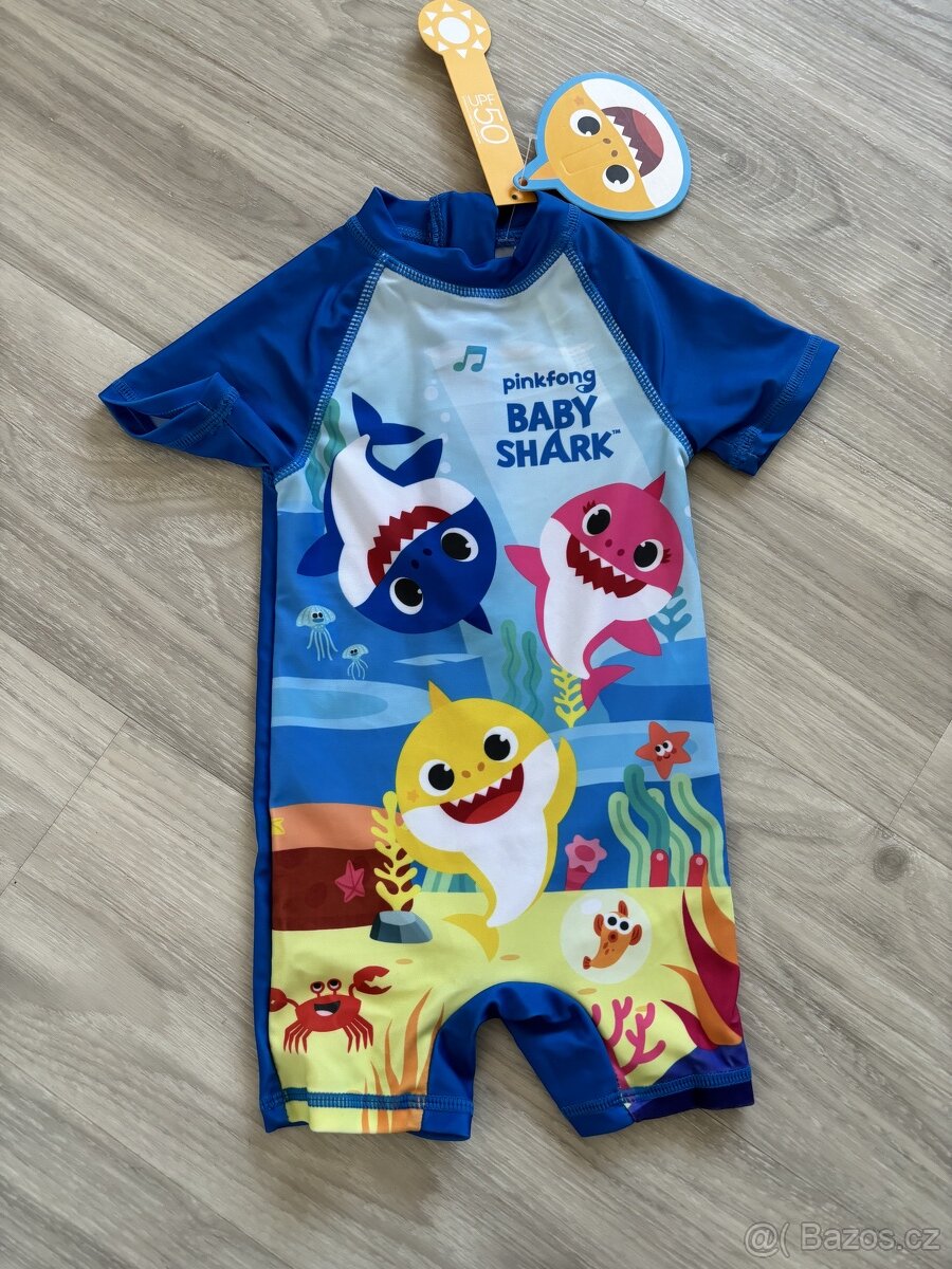 Plavkový UV oblek Baby Shark 86/92
