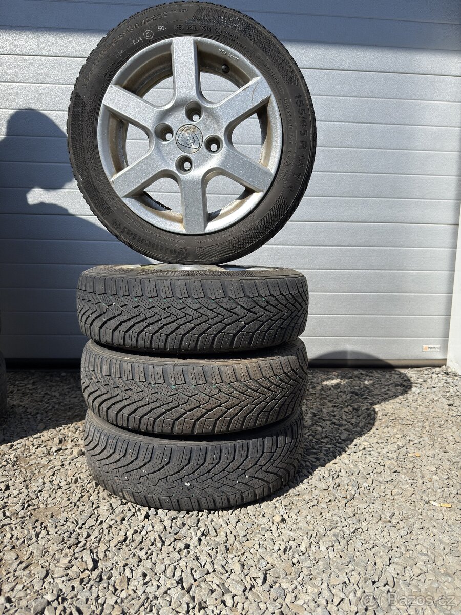 Alu kola Aluett 4x100 R14 Et 38 5,5jx 14