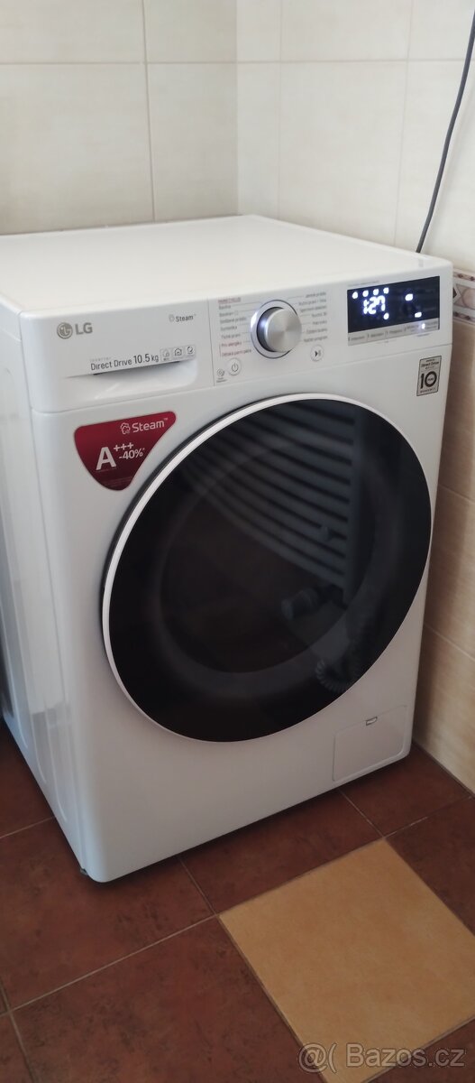 Pračka LG, 10,5kg, v záruce