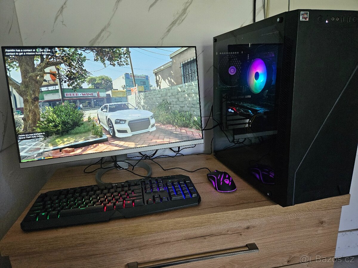 Herní pc i5-4590 16gb ddr3 GTX960 2gb lcd 27" full hd GTA5