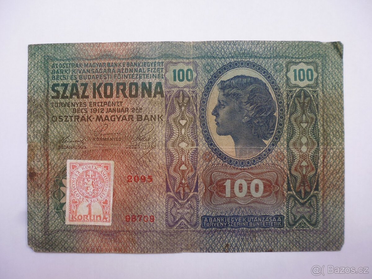 100,- Kč 1912