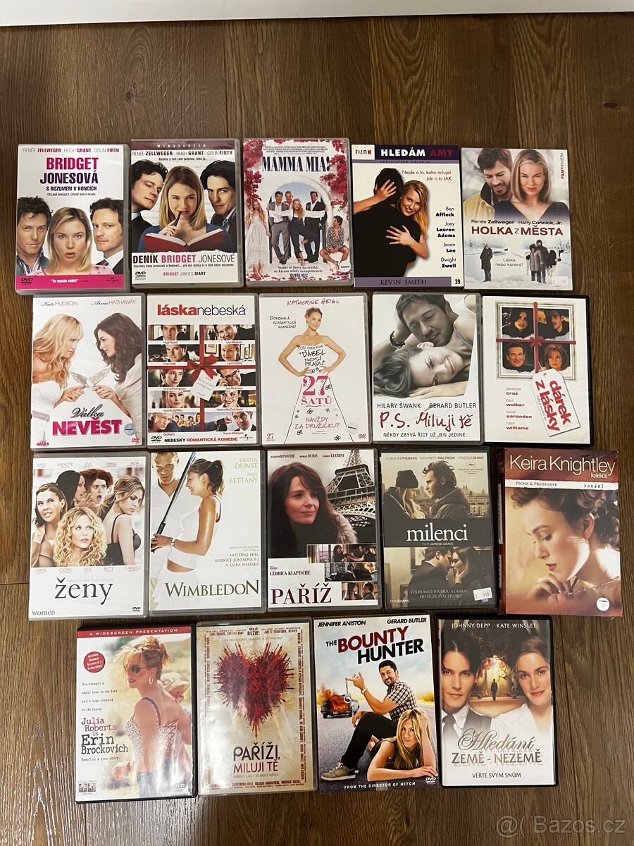 Výběr zahraničních filmů na DVD