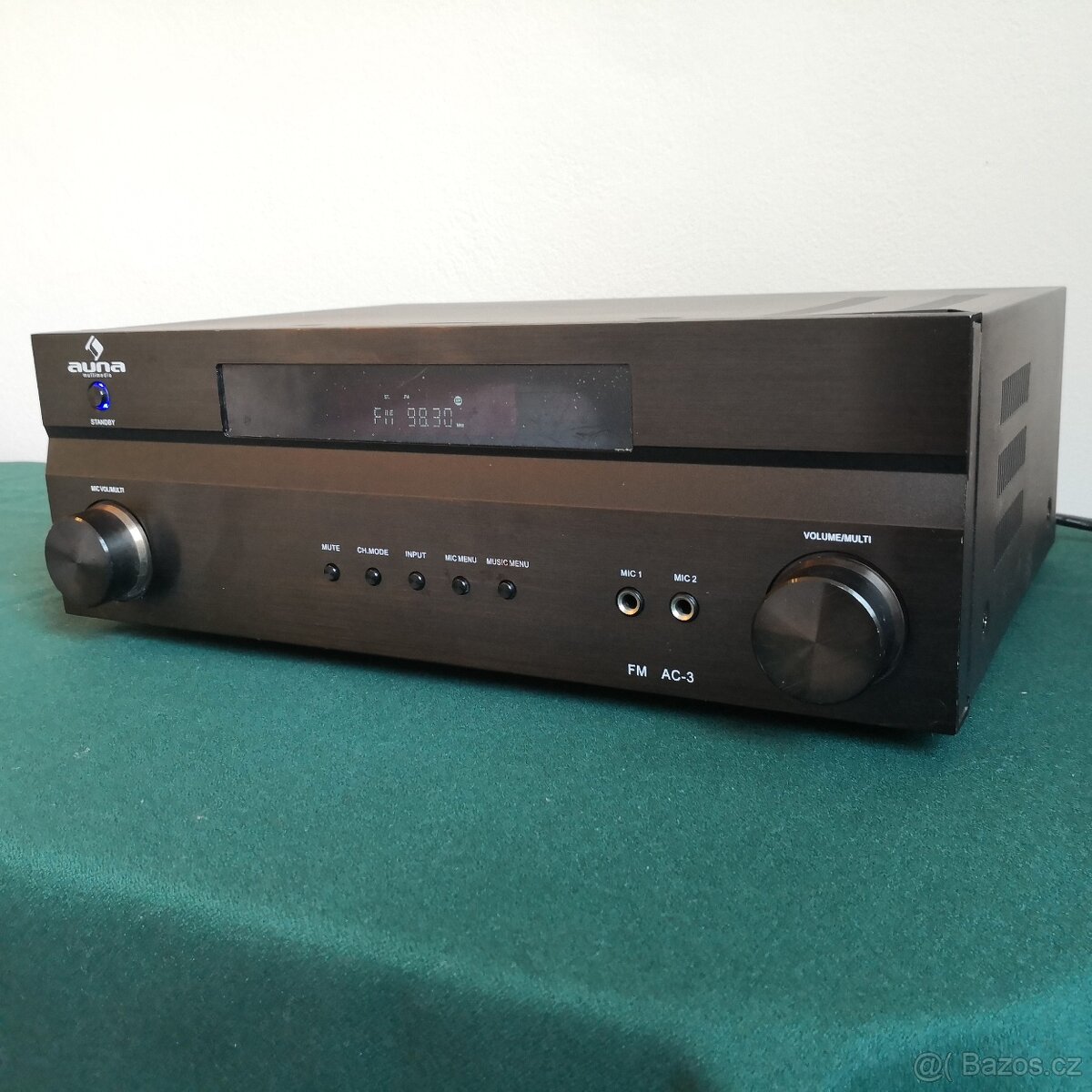 Auna AV receiver AV2-H388, zesilovač, 3xHDMI