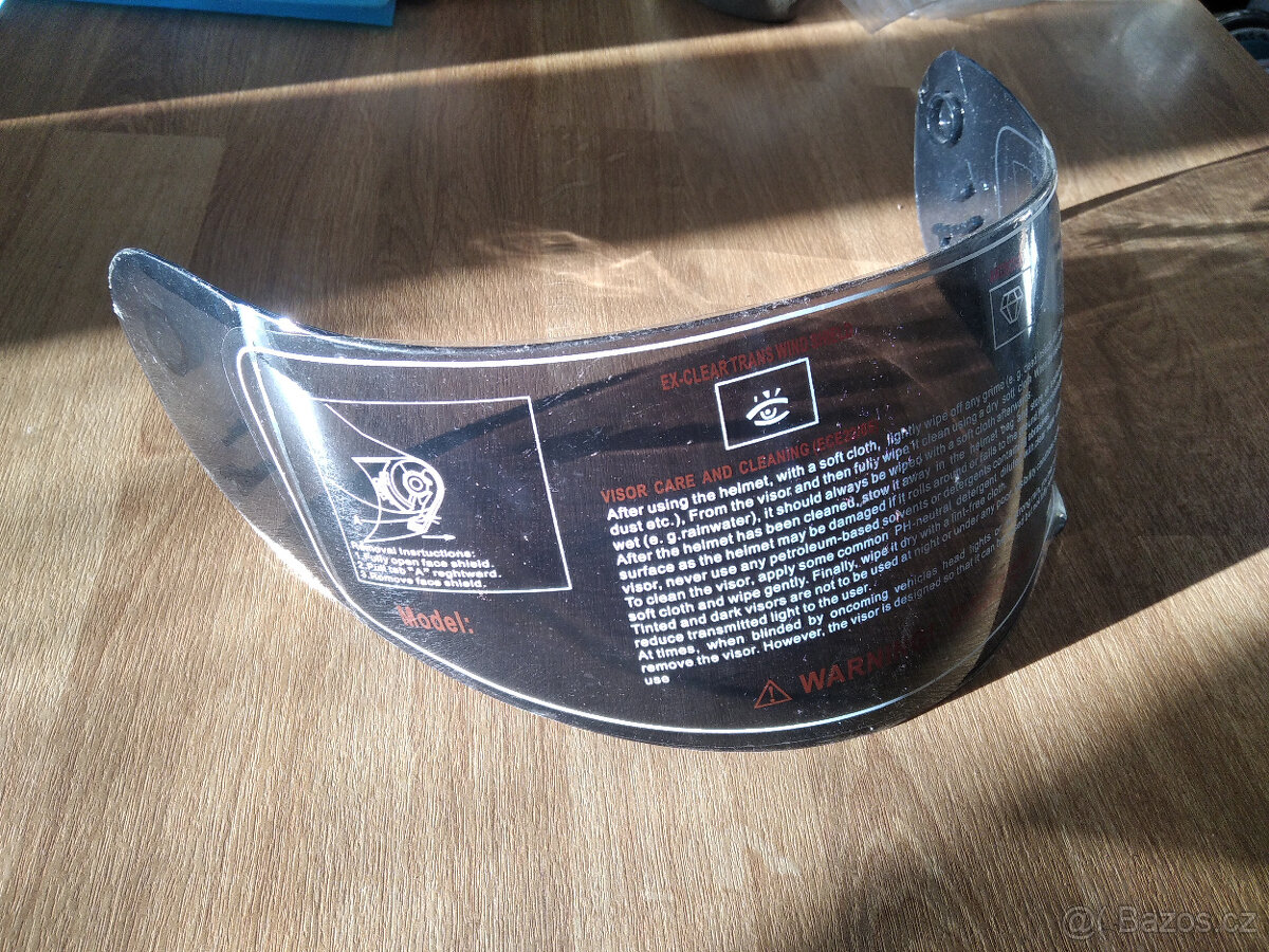 Hledí / plexi Nitro N 500 / V800 / 311 tmavě tónované