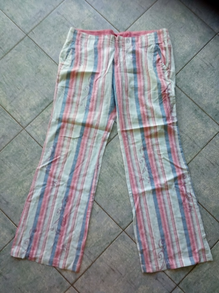 Dámské kalhoty široké nohavice-vel. L, XL