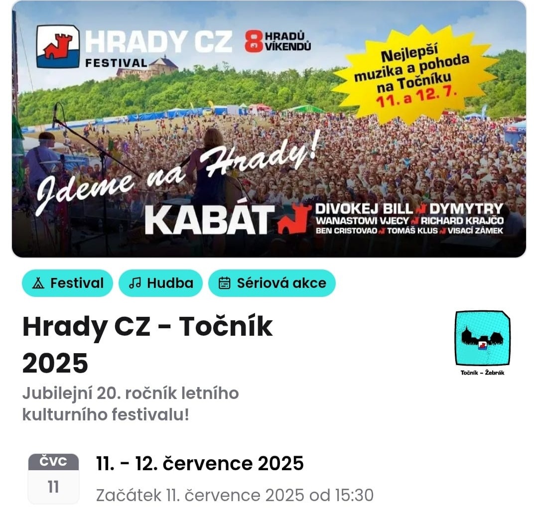 HradyCZ - Točník 4x Sobota