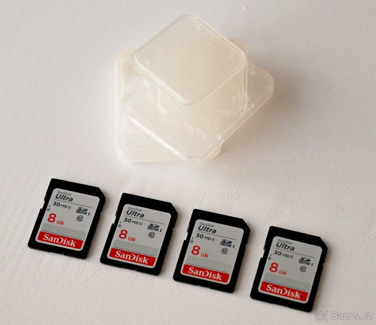Originální SD SanDisk Ultra 8GB 30MB/s,1x použité, více kusů