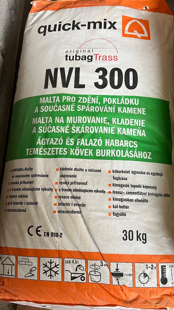 Malta quick mix NVL 300 pro pokládku přírodního kamene