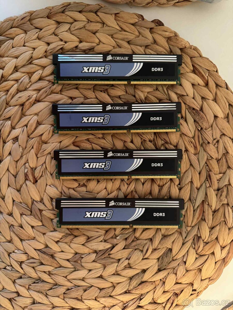 Pamětová karta RAM Corsair XMS3 DDR3 (4x 2GB)