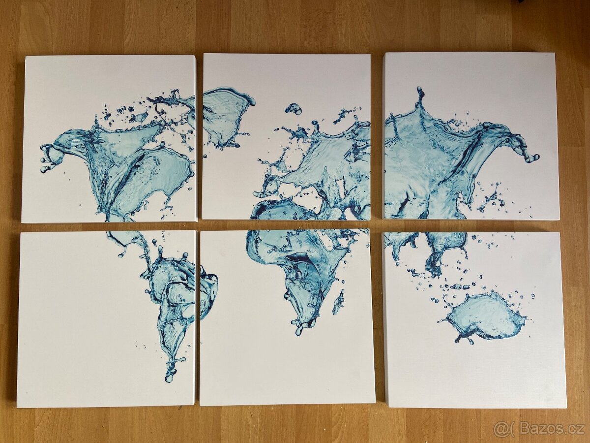 Dekorativní obraz mapa světa